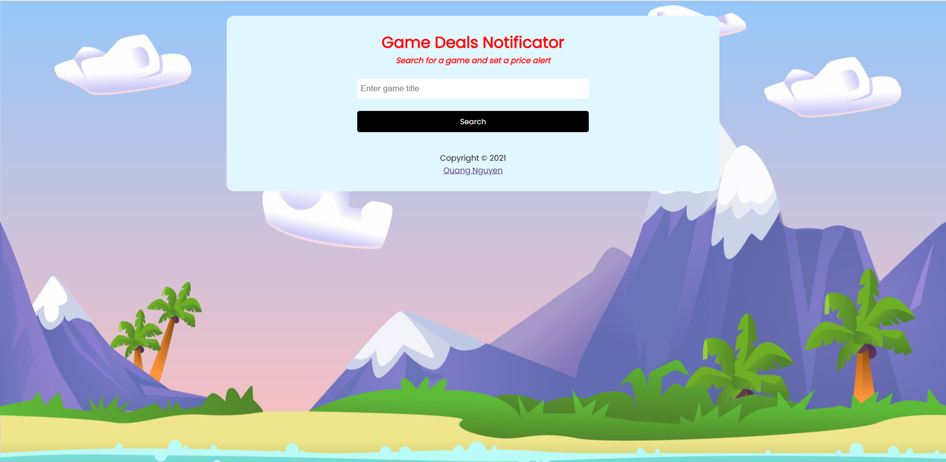 Game Deals Notificator